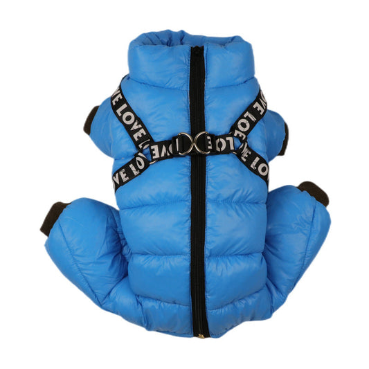 JMT-523850 Thermal Thickened Pet Winter Clothing for Dogs - Casual Cotton Apparel