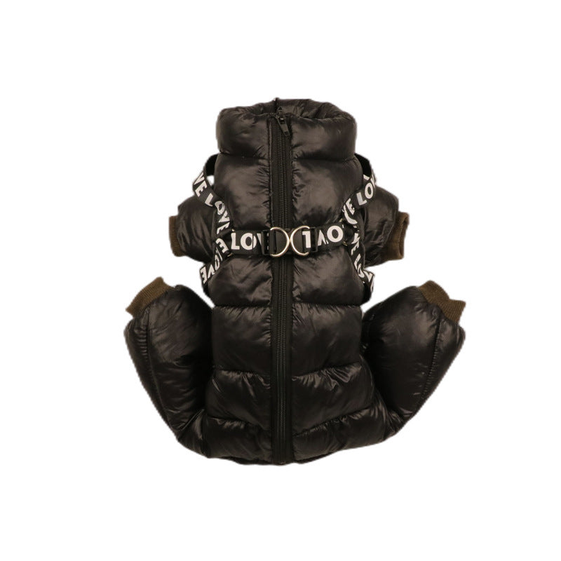 JMT-523850 Thermal Thickened Pet Winter Clothing for Dogs - Casual Cotton Apparel