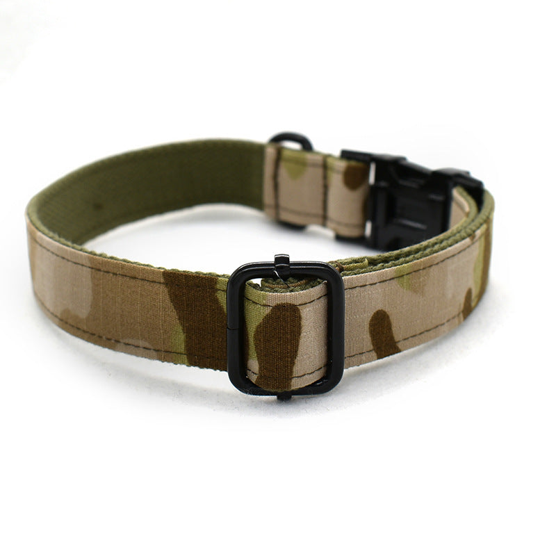 JMT-524042 Camouflage Dog Leash and Collar Set with Bow Tie Accessories