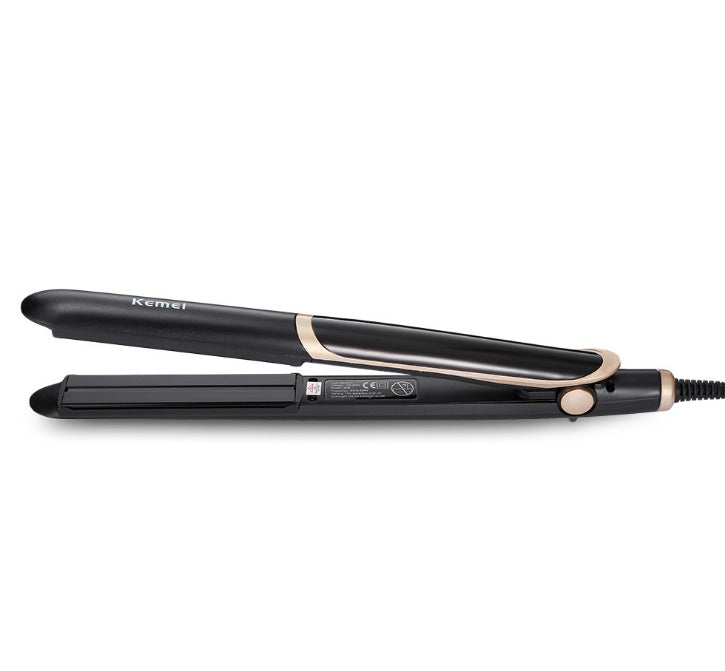JMT-524362 Ceramic Tourmaline Hair Straightener and Curler with Adjustable Temperature and LED Display