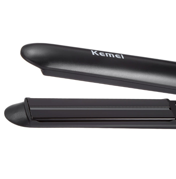 JMT-524362 Ceramic Tourmaline Hair Straightener and Curler with Adjustable Temperature and LED Display