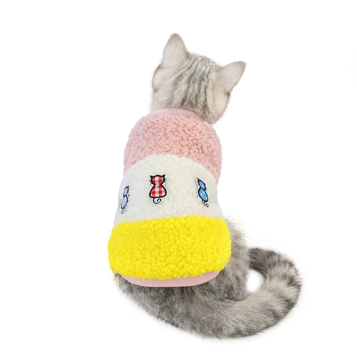 JMT-525002 Cozy Cotton Vest for Pets - Autumn and Winter Fashion in Orange and Pink