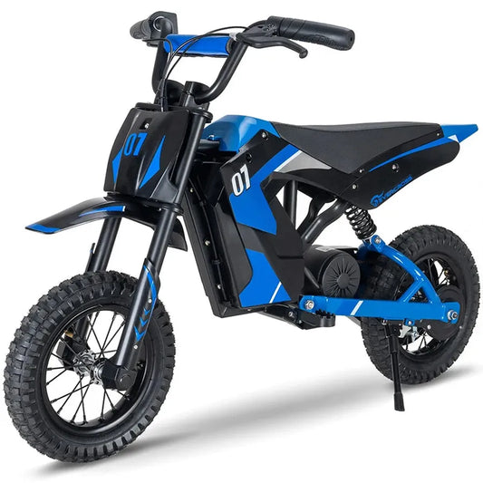 JMT-525130 Electric Dirt Bike for Kids - 36V 300W Lightweight Racing Dirt Bike with Durable Aluminum Frame , Top Speed 27.9 mph
