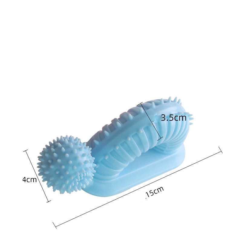 JMT-525514 Durable Pet Molar Teeth Cleaning Stick Toy - Bite Resistant, TPR Material in Blue, Pink, Green