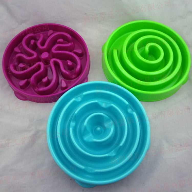 JMT-525706 Anti-Smashing Slow Feed Dog Bowl for Miniature to Large Breeds - 28cm ABS Material