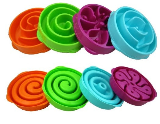 JMT-525706 Anti-Smashing Slow Feed Dog Bowl for Miniature to Large Breeds - 28cm ABS Material
