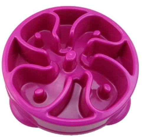 JMT-525706 Anti-Smashing Slow Feed Dog Bowl for Miniature to Large Breeds - 28cm ABS Material