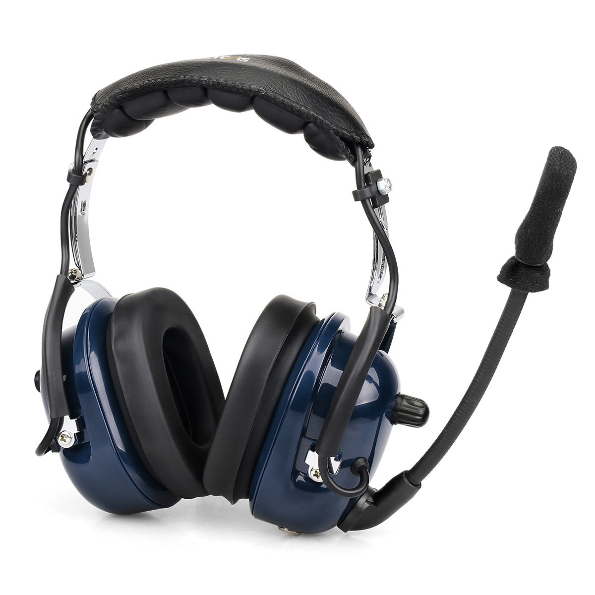 JMT-526026 Aviation Microphone Noise Reduction Headset with Dual Earpieces and Waterproof Connector