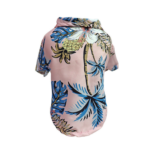 JMT-526154 Lightweight Hawaiian Shirt for Small Dogs - Comfortable and Breathable, Available in 8 Colors for All Seasons