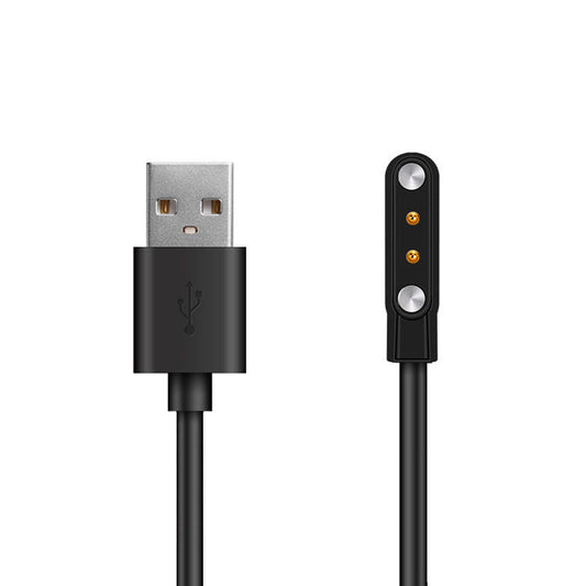 JMT-526218 Magnetic USB Fast Charger for Smart Watches - Stylish Black Design
