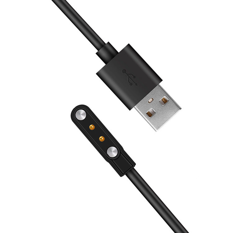JMT-526218 Magnetic USB Fast Charger for Smart Watches - Stylish Black Design