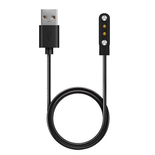 JMT-526218 Magnetic USB Fast Charger for Smart Watches - Stylish Black Design