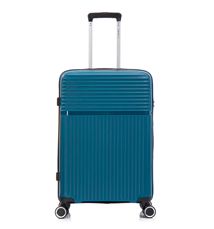 JMT-526410 Durable Outdoor Activity Luggage Set with Mute Wheels and Iron Trolley - 3 Pieces