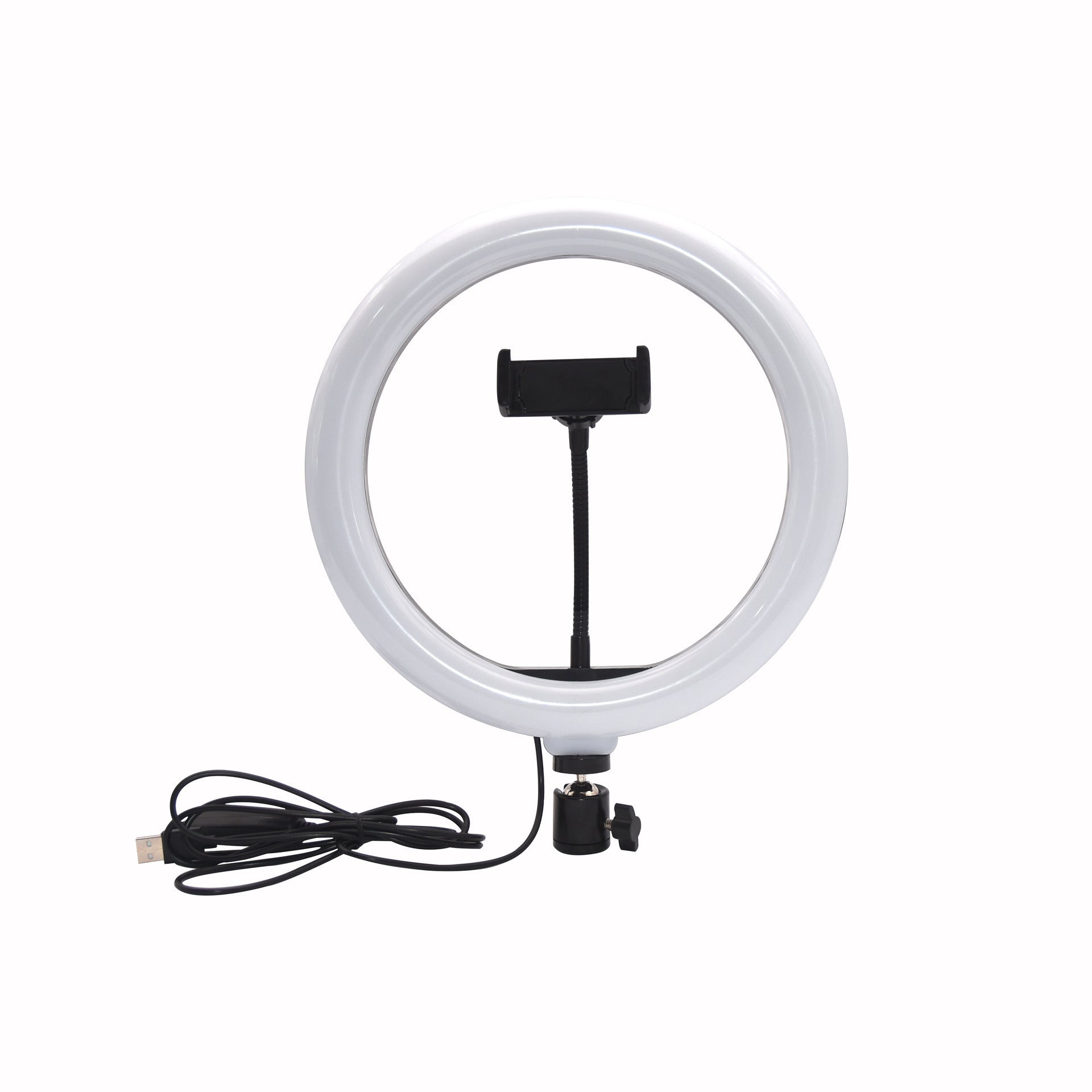 JMT-526538 10 Inch Metal Desktop Bracket Fill Light with Remote Control - 3 Light Modes & 10 Brightness Levels