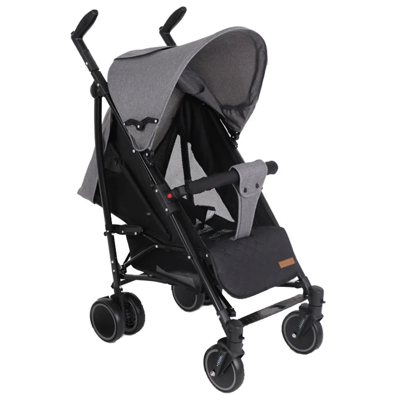 JMT-526538 Foldable 2-in-1 Portable Linen Baby Pram and Stroller for Travel