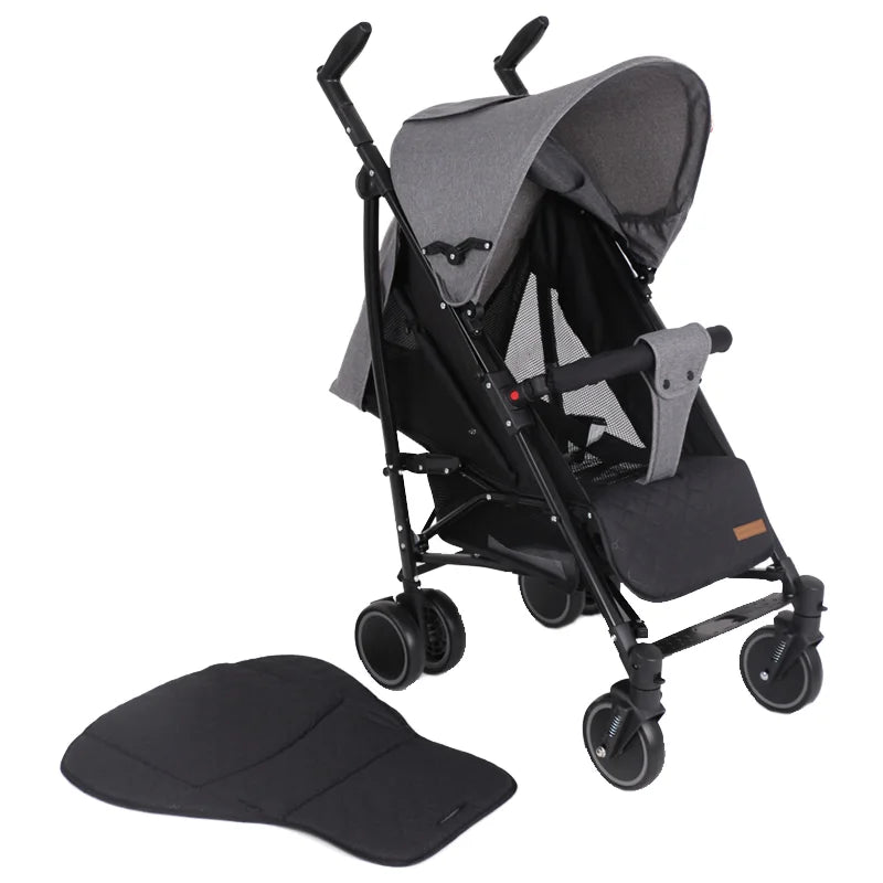 JMT-526538 Foldable 2-in-1 Portable Linen Baby Pram and Stroller for Travel