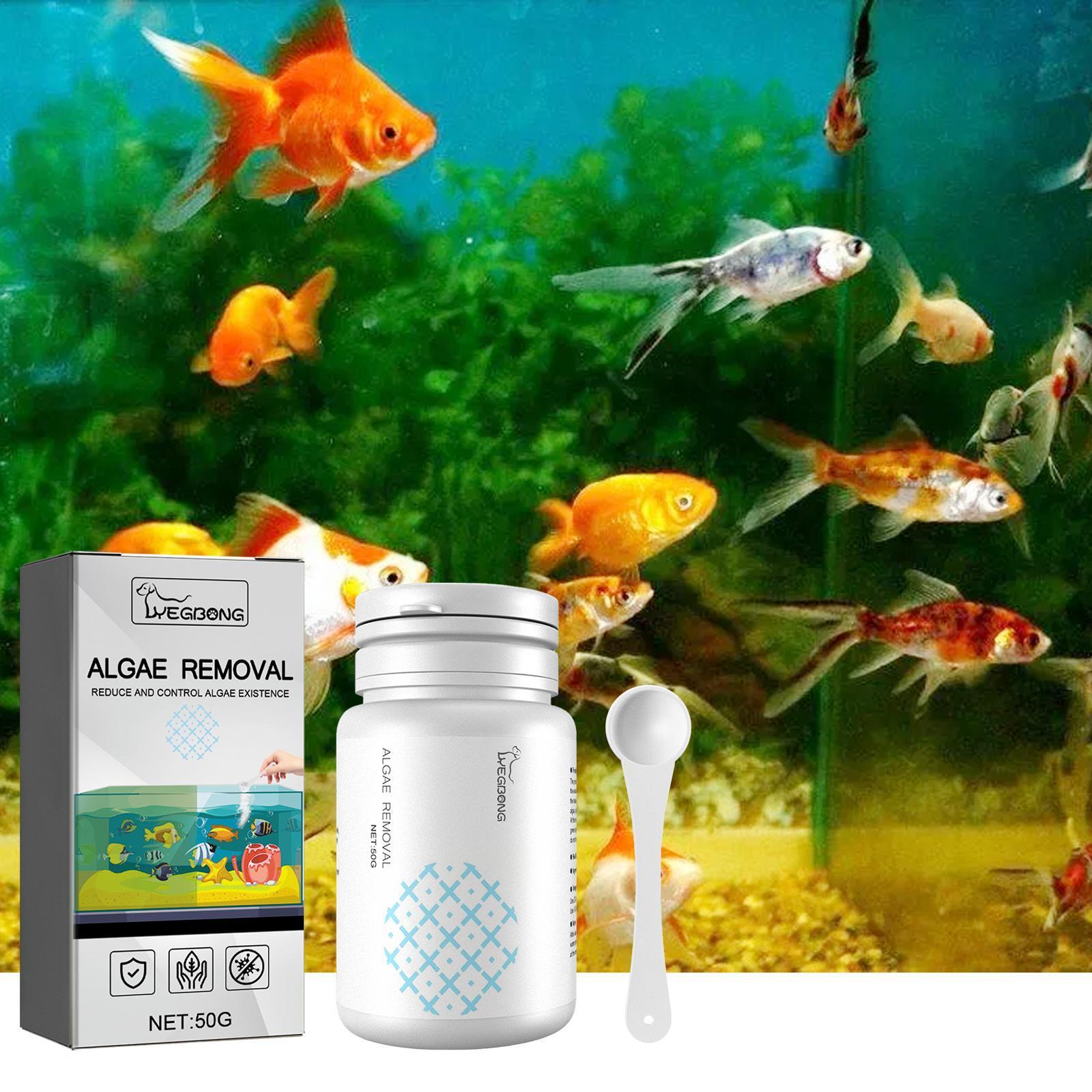 JMT-526858 Lichen Algaecide for Fish Tank Cleaning - Effective Moss and Green Water Algae Remover