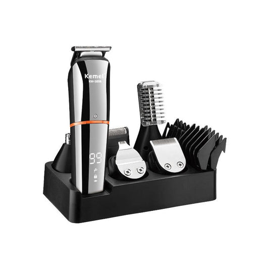 JMT-526922 Multifunctional Electric Hair Clipper with LCD Display and Multiple Accessories