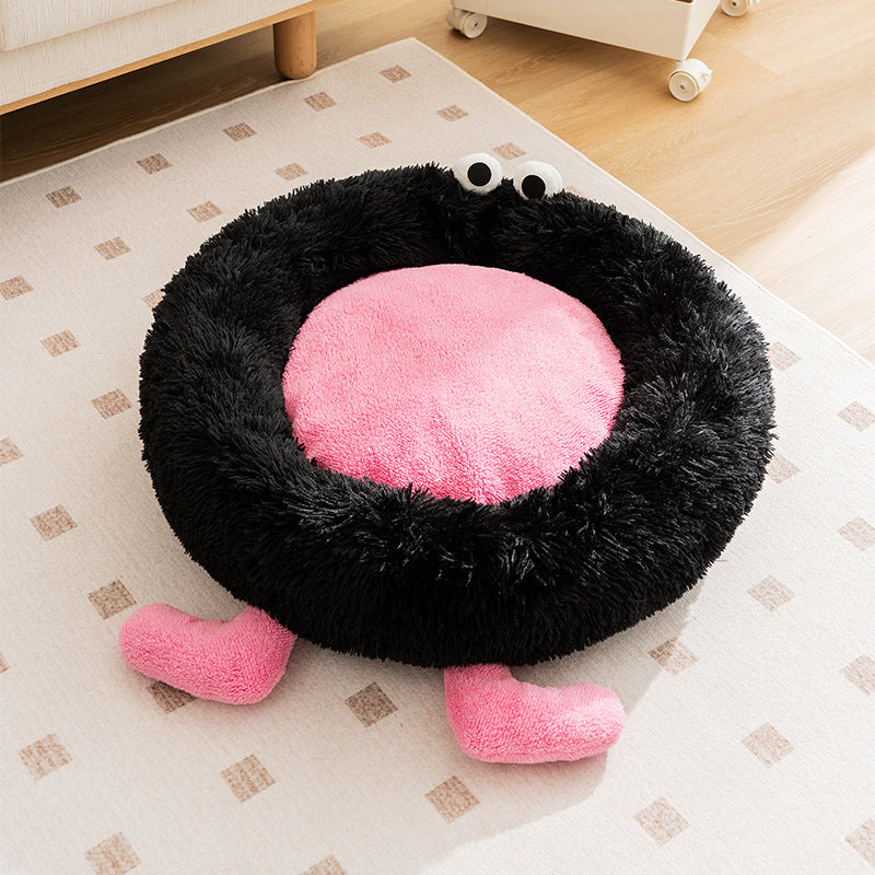 JMT-526986 Cozy Thickened Plush Dog and Cat Bed for Autumn and Winter - Warm Kennel Sleeping Mat
