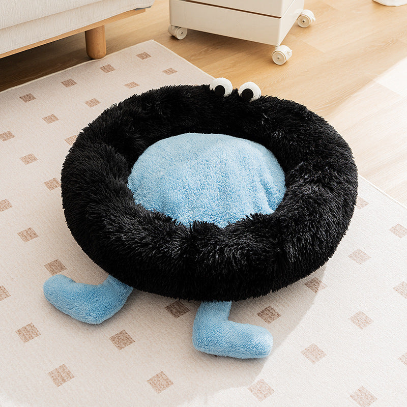 JMT-526986 Cozy Thickened Plush Dog and Cat Bed for Autumn and Winter - Warm Kennel Sleeping Mat