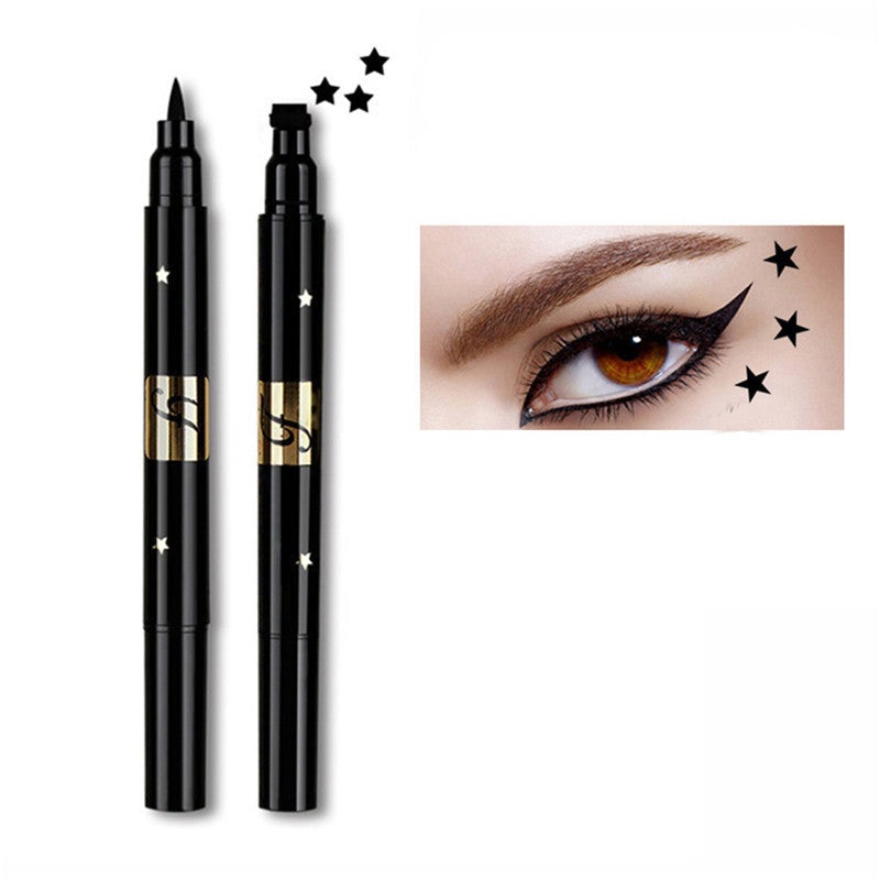 JMT-527114 Double-Ended Black Seal Eyeliner with Star, Heart, and Moon Designs