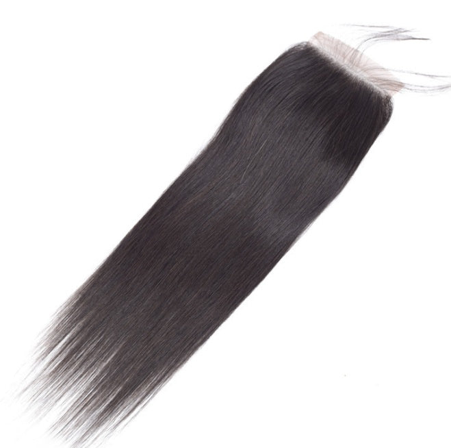 JMT-527370 Lace Front Synthetic Straight 4x4 Wig with Hair Accessories