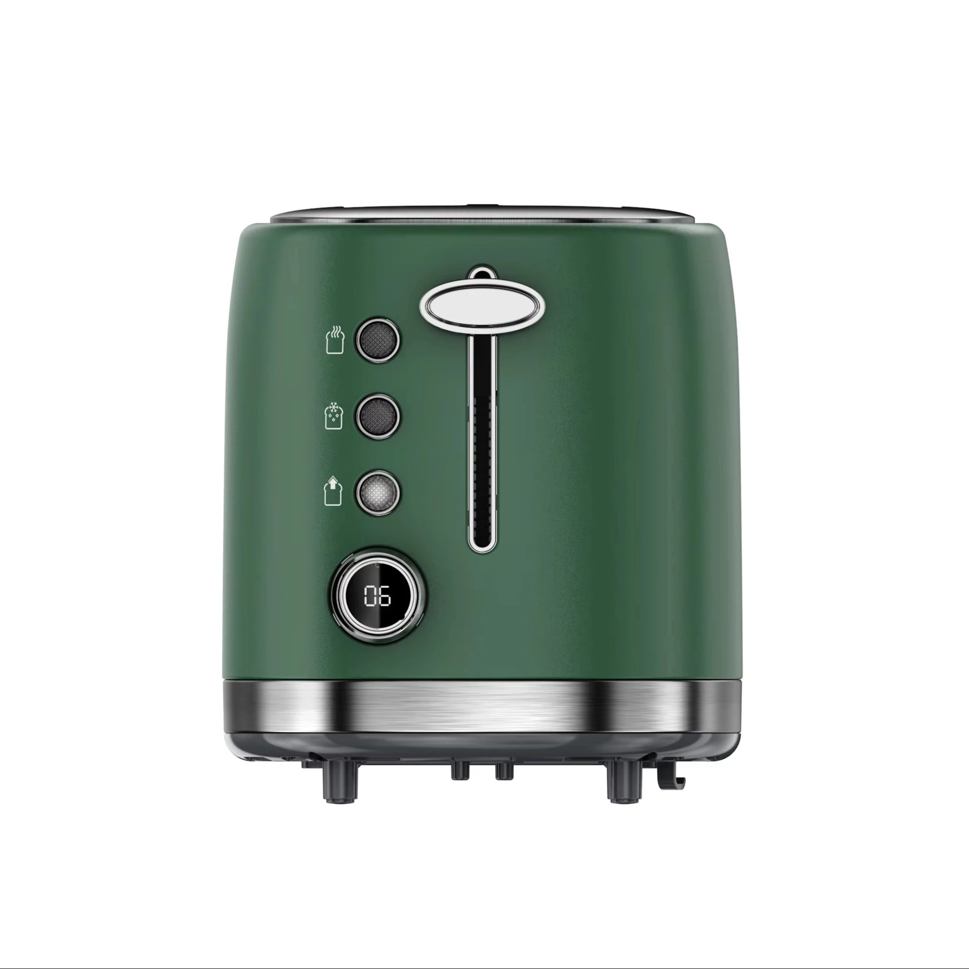 JMT-527498 Digital Display 2-Slice Toasting Machine with Defrost, Reheat and Cancel Functions