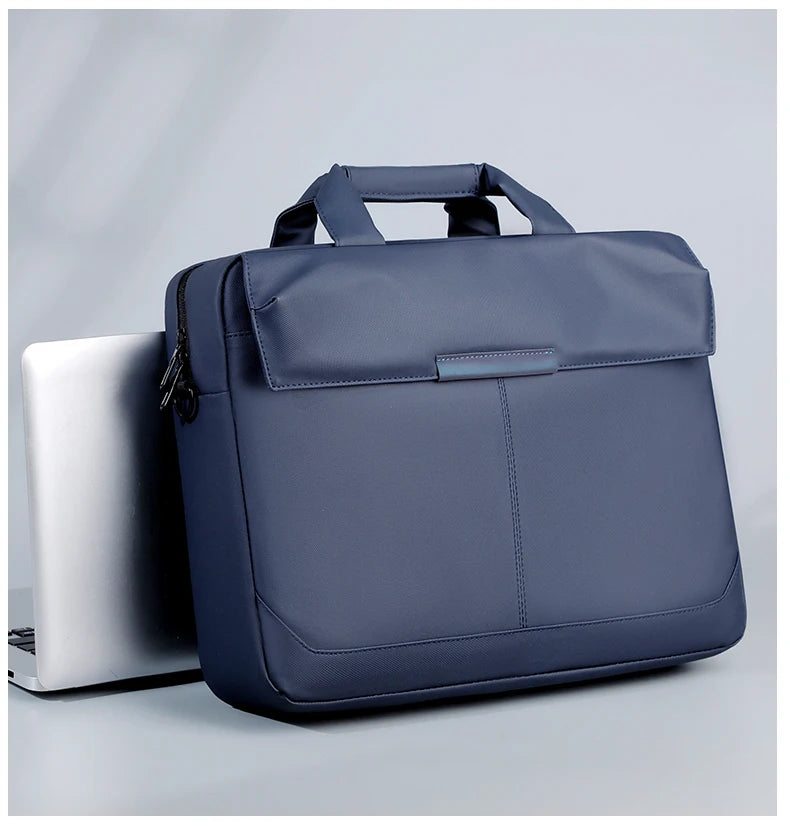 JMT-527498 Waterproof Lightweight 15.6 Inch Laptop Shoulder Briefcase with Large Capacity for Students
