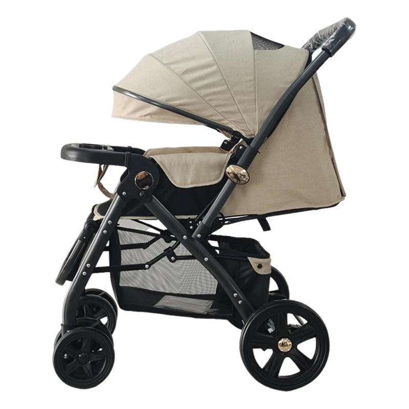 JMT-527690 Luxury Bidirectional Portable navy Blue Baby Pram Stroller for Newborn Travel