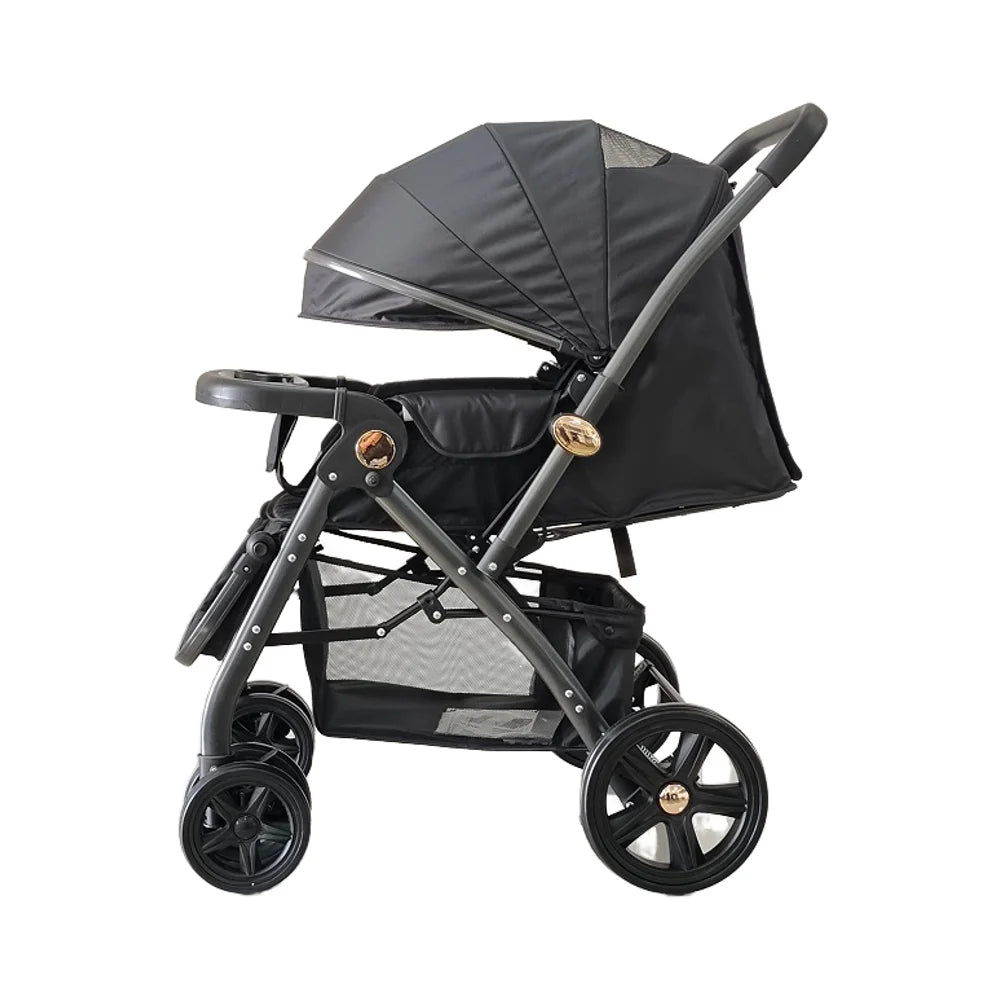 JMT-527690 Luxury Bidirectional Portable navy Blue Baby Pram Stroller for Newborn Travel