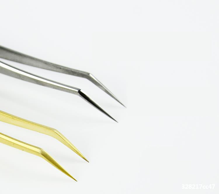 JMT-527946 Precision Long-Mouthed Flowering Tweezers for Eyelash Grafting and Hair Division