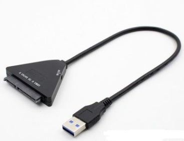 JMT-527946 USB 3.0 to SATA 7+15 Adapter Cable for 2.5/3.5 Inch Hard Drives, High-Speed Data Transmission