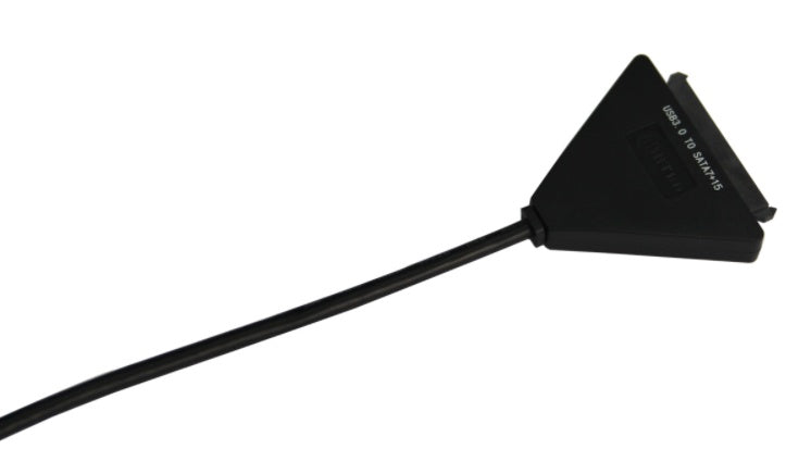 JMT-527946 USB 3.0 to SATA 7+15 Adapter Cable for 2.5/3.5 Inch Hard Drives, High-Speed Data Transmission