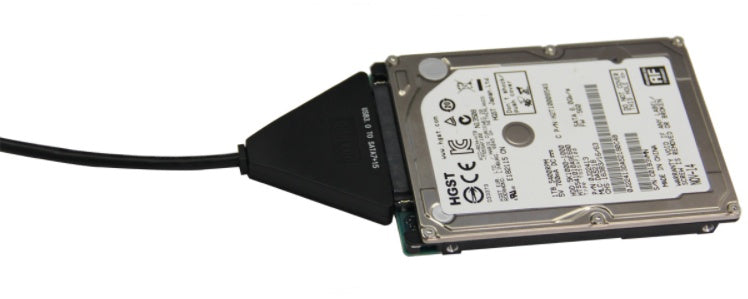 JMT-527946 USB 3.0 to SATA 7+15 Adapter Cable for 2.5/3.5 Inch Hard Drives, High-Speed Data Transmission