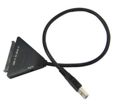 JMT-527946 USB 3.0 to SATA 7+15 Adapter Cable for 2.5/3.5 Inch Hard Drives, High-Speed Data Transmission