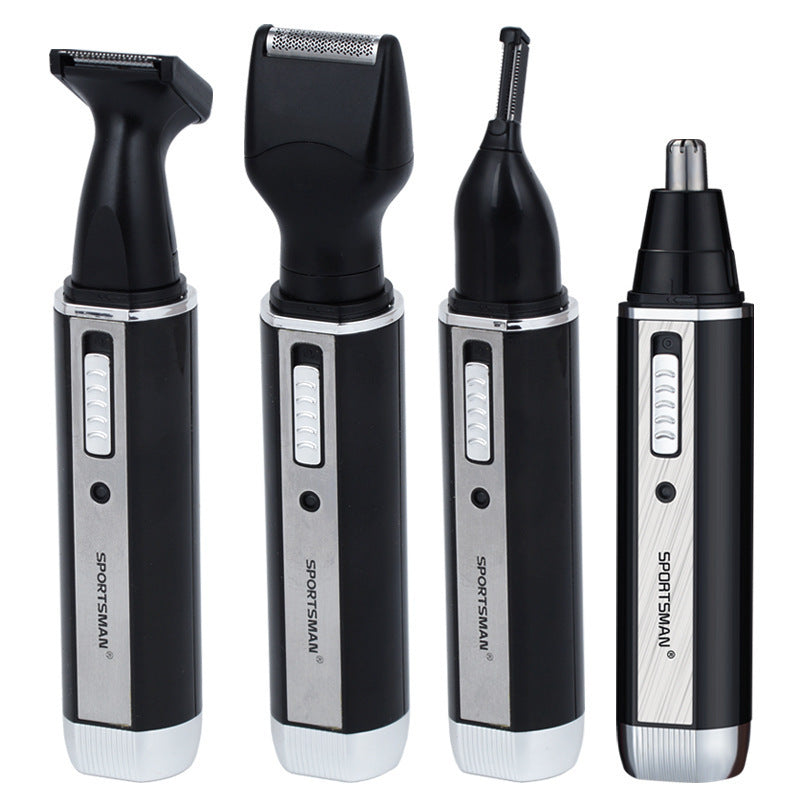 JMT-528074 4-in-1 Electric Nose Hair Trimmer and Shaver with Low Noise Design and Ergonomic Handle