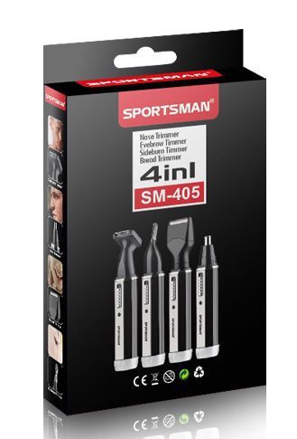 JMT-528074 4-in-1 Electric Nose Hair Trimmer and Shaver with Low Noise Design and Ergonomic Handle