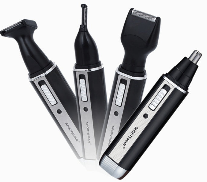 JMT-528074 4-in-1 Electric Nose Hair Trimmer and Shaver with Low Noise Design and Ergonomic Handle