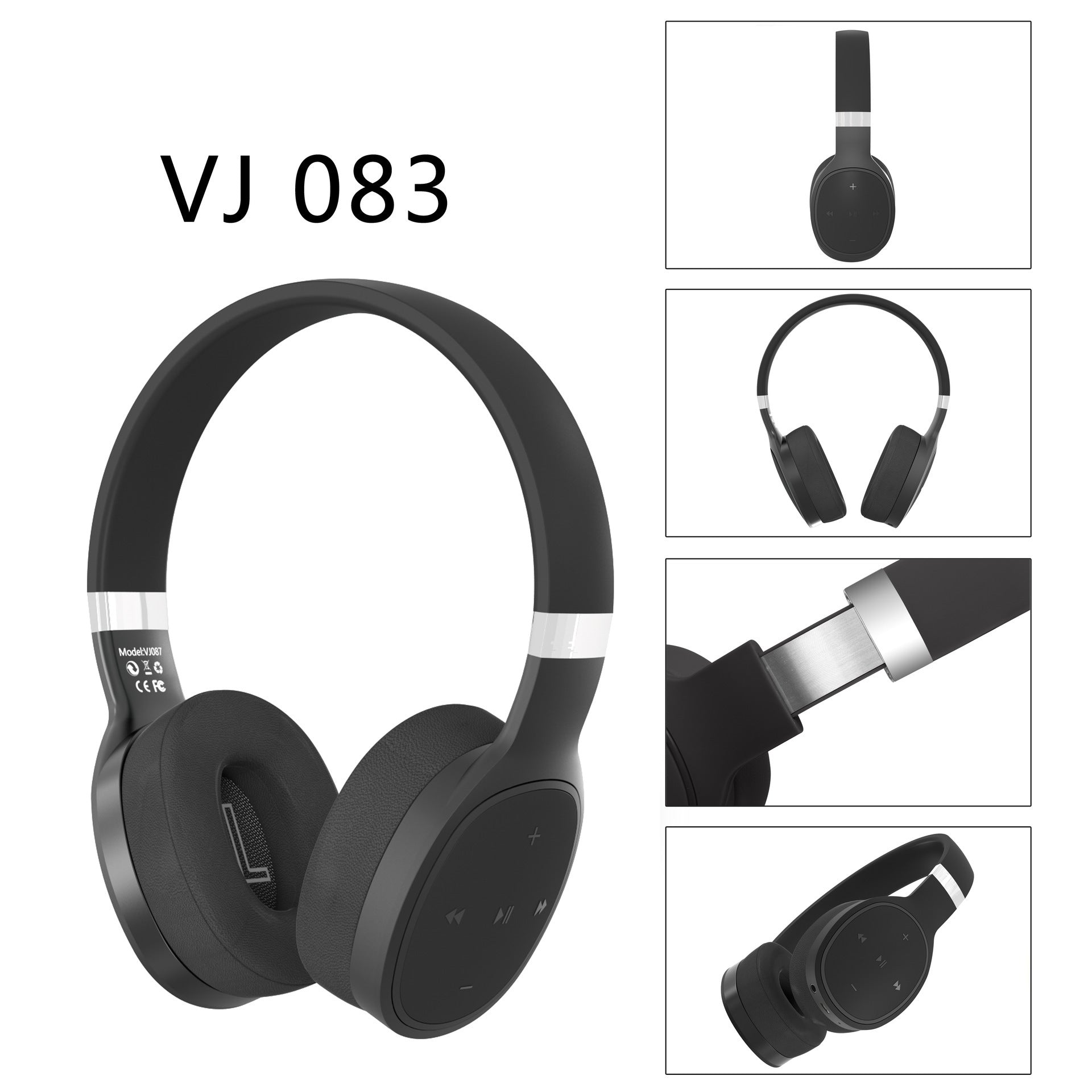 JMT-528330 Wireless Bluetooth Headset with 40mm Speakers and 5-6 Hours Playtime