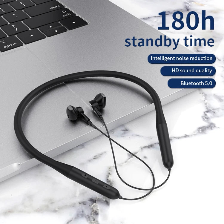 JMT-528650 Wireless Neck Band In-Ear Headphones for Sports with Bluetooth Connectivity