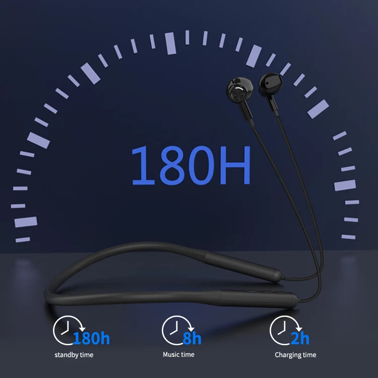 JMT-528650 Wireless Neck Band In-Ear Headphones for Sports with Bluetooth Connectivity
