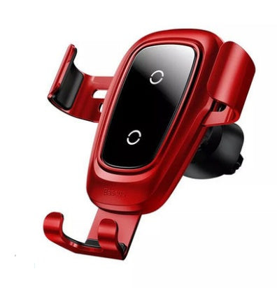 JMT-528842 360-Degree Rotating Qi Wireless Charger with Fast Charging for Mobile Phones and Cars - ABS, Aluminum Alloy, Glass Construction