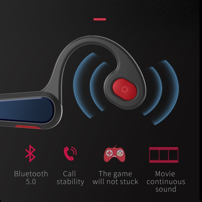 JMT-528970 Bone Conduction Wireless Headset with Multi-Point Connection and Stereo Sound