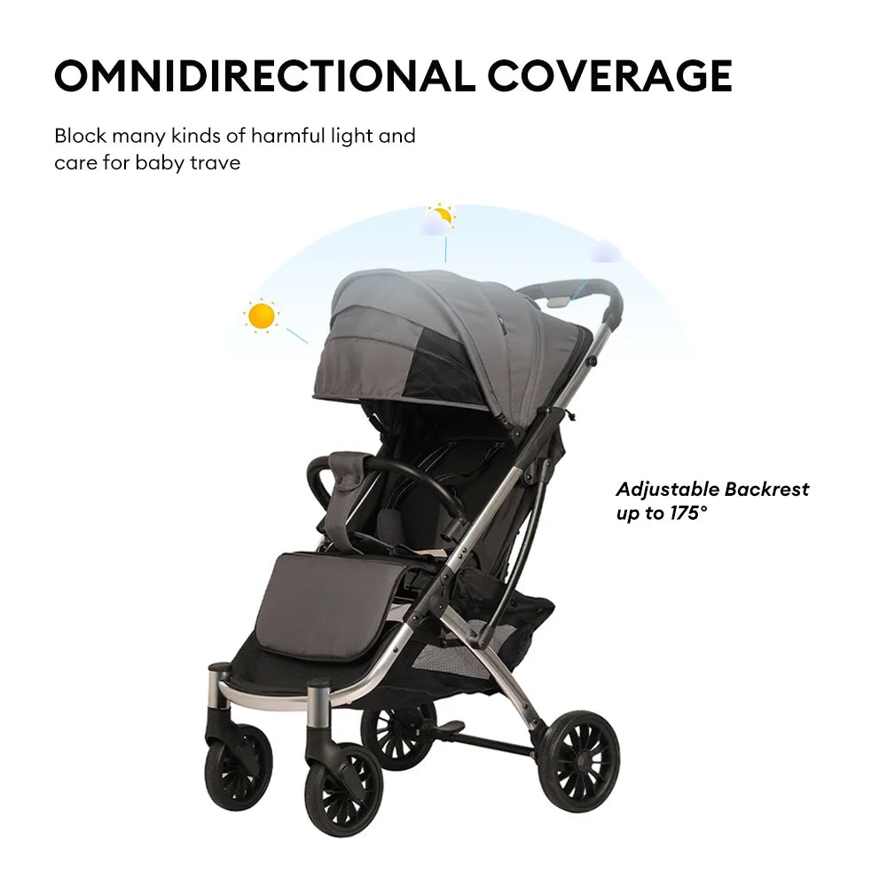 JMT-529162 Baby and Toddler Stroller - Lightweight and Versatile Travel Pushchair