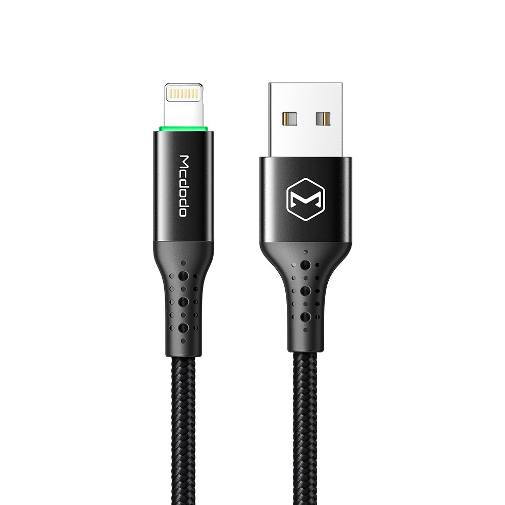JMT-529162 USB Power-off Data Cable for Apple Devices, 1.2m Length, Single Head, Black