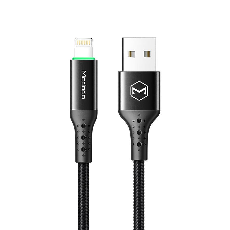 JMT-529162 USB Power-off Data Cable for Apple Devices, 1.2m Length, Single Head, Black