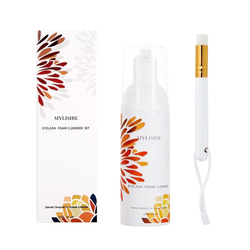 JMT-529226 Soft Eyelash Cleaning Brush with Mousse for Deep Cleaning and Extended Grafting Longevity