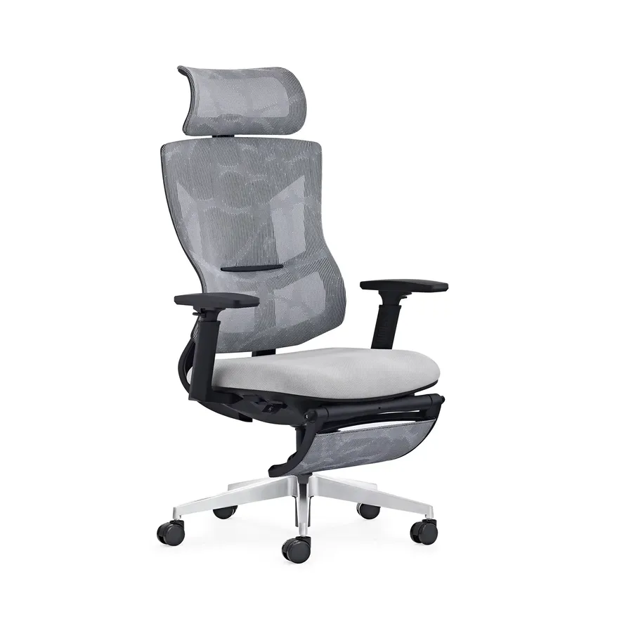 JMT-529738 Ergonomic Office Chair with Footrest and Swivel Function for Comfort and Support