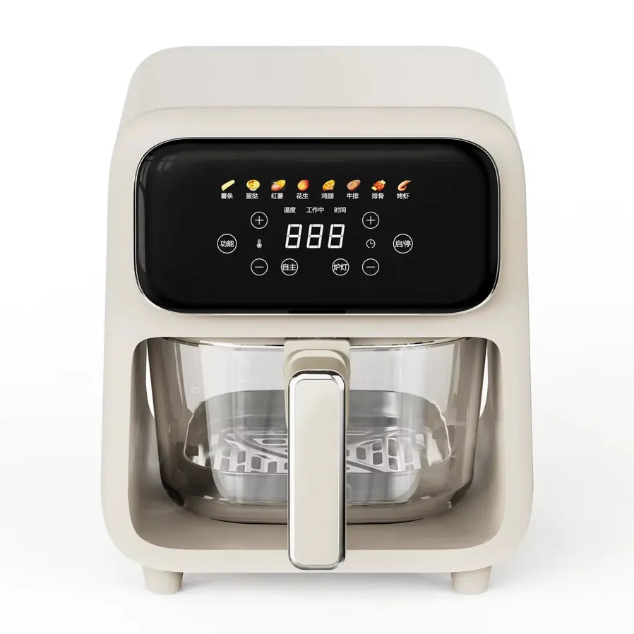 JMT-529738 High Boron Glass 4.2L Air Fryer Oven for Efficient Cooking & Healthy Frying