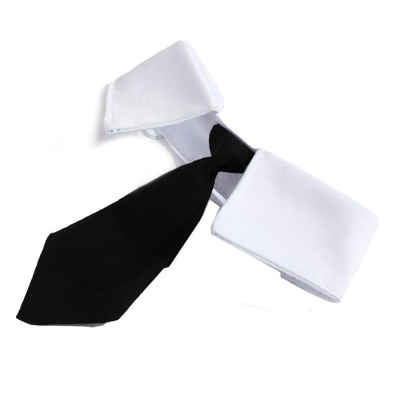 JMT-529802 Gentleman Cat Beret and Tie Photo Props for Adult Cats